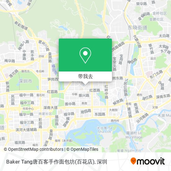 Baker Tang唐百客手作面包坊(百花店)地图