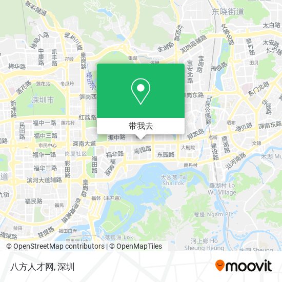八方人才网地图