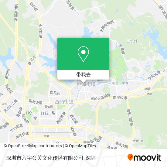 深圳市六字公关文化传播有限公司地图
