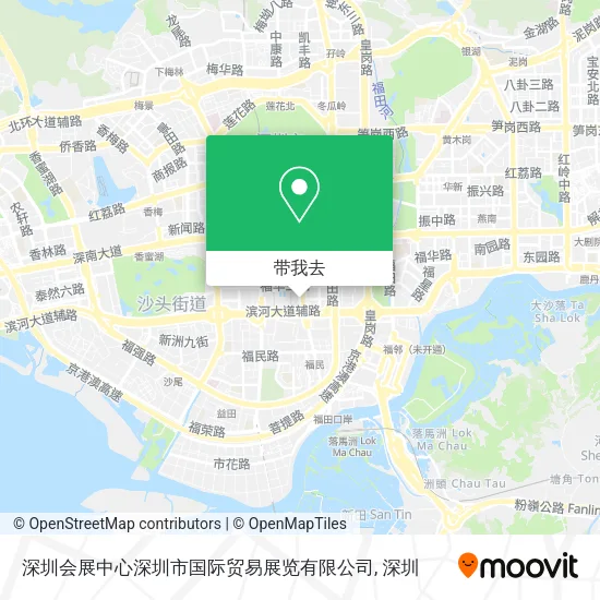 深圳会展中心深圳市国际贸易展览有限公司地图