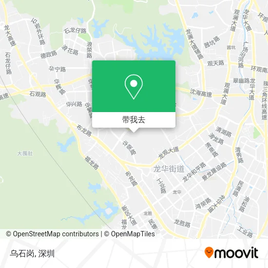 乌石岗地图