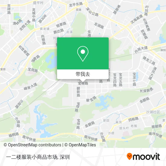 一二楼服装小商品市场地图