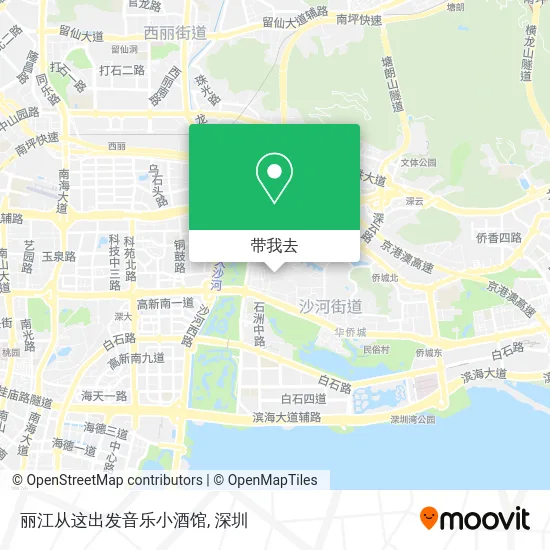 丽江从这出发音乐小酒馆地图