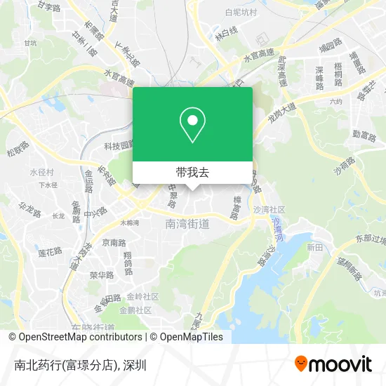 南北药行(富璟分店)地图