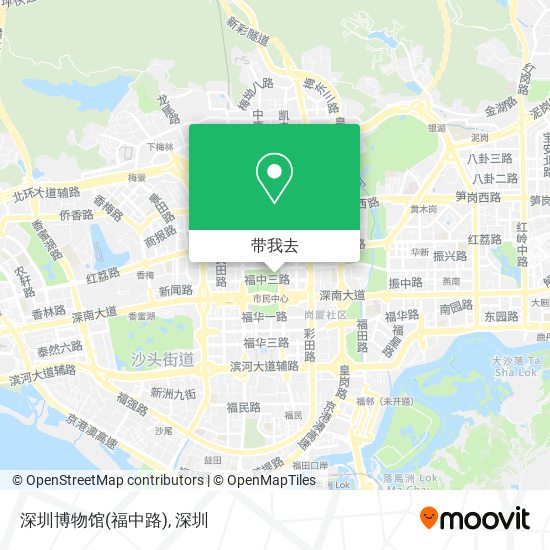 深圳博物馆(福中路)地图