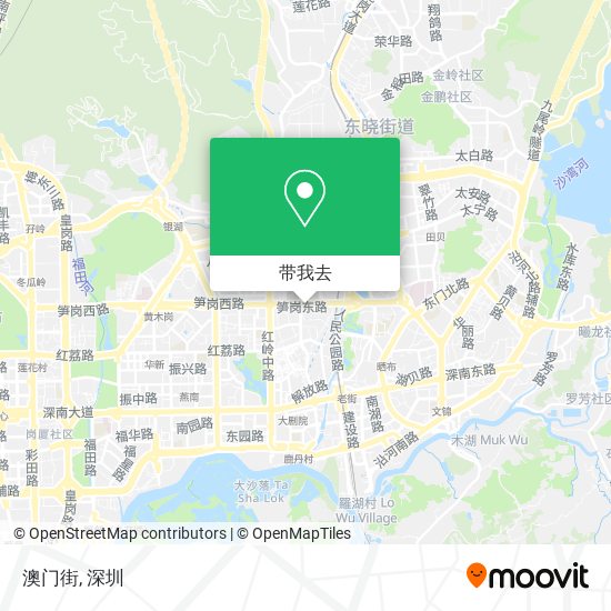 澳门街地图