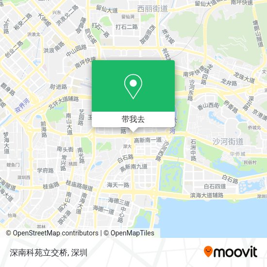 深南科苑立交桥地图