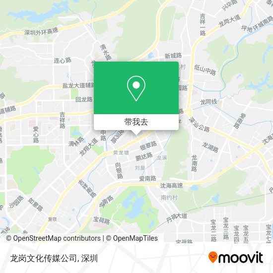龙岗文化传媒公司地图