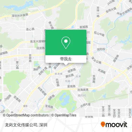 龙岗文化传媒公司地图