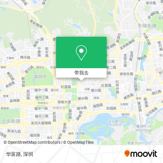 华富路地图