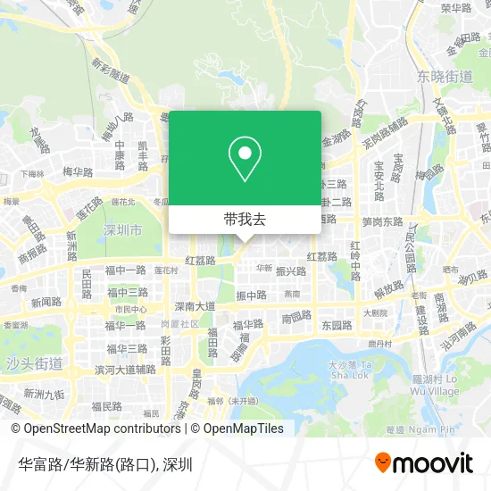 华富路/华新路(路口)地图