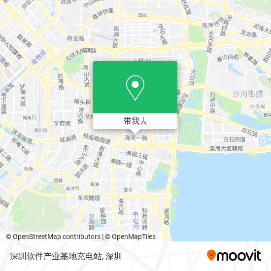 深圳软件产业基地充电站地图