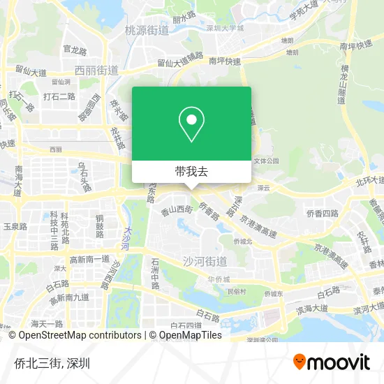 侨北三街地图