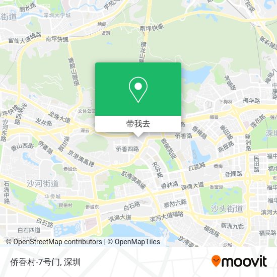 侨香村-7号门地图
