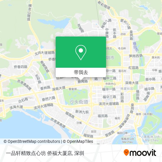 一品轩精致点心坊 侨福大厦店地图