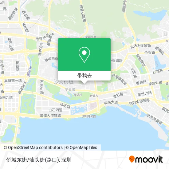 侨城东街/汕头街(路口)地图