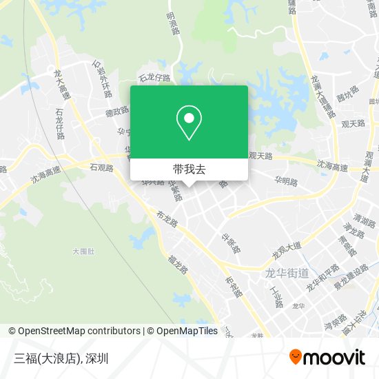 三福(大浪店)地图