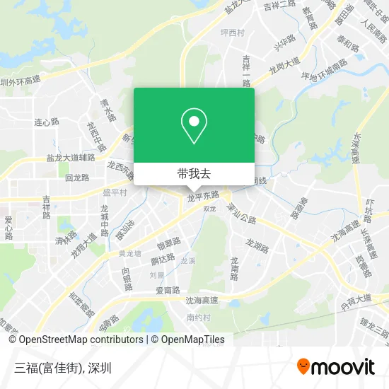 三福(富佳街)地图
