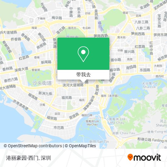 港丽豪园-西门地图