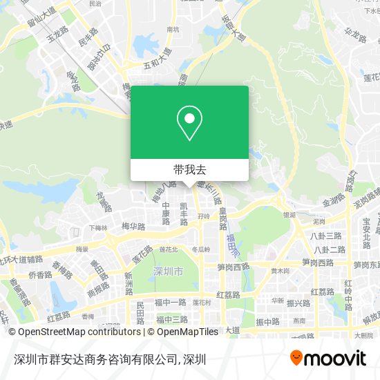 深圳市群安达商务咨询有限公司地图