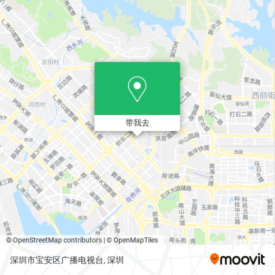 深圳市宝安区广播电视台地图