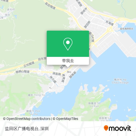 盐田区广播电视台地图