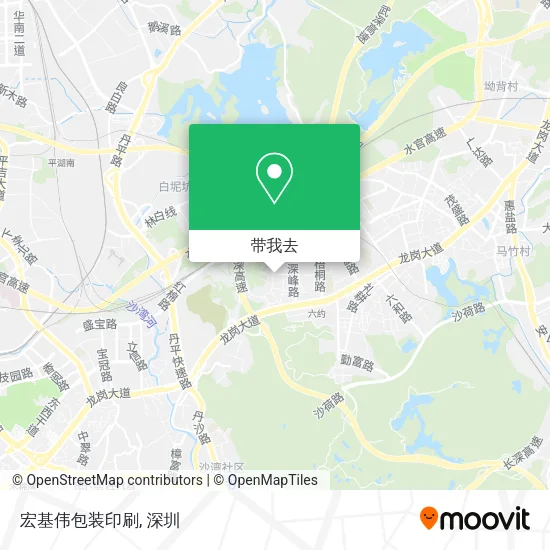 宏基伟包装印刷地图