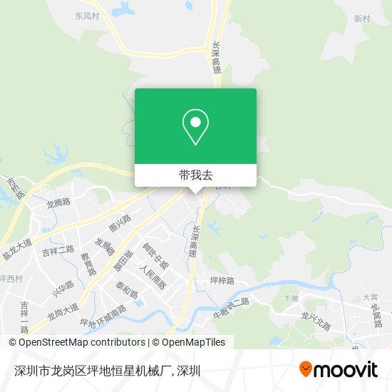 深圳市龙岗区坪地恒星机械厂地图