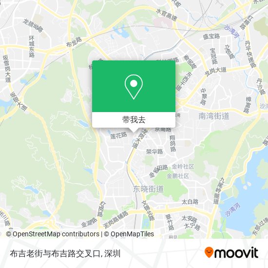 布吉老街与布吉路交叉口地图