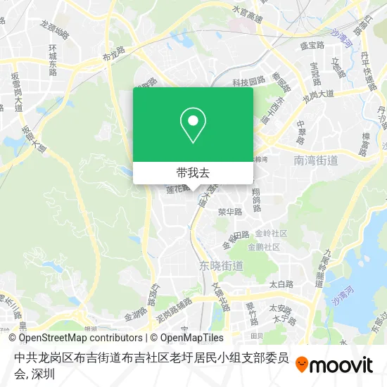 中共龙岗区布吉街道布吉社区老圩居民小组支部委员会地图