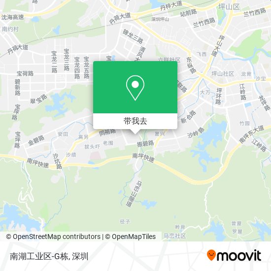 南湖工业区-G栋地图