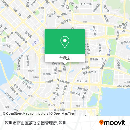 深圳市南山区荔香公园管理所地图
