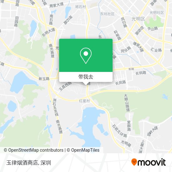 玉律烟酒商店地图