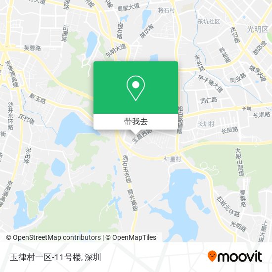 玉律村一区-11号楼地图