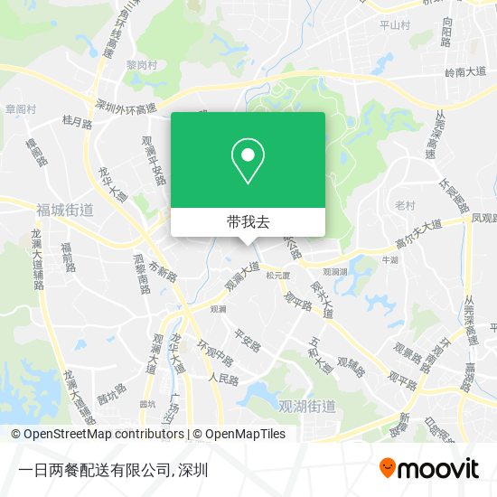 一日两餐配送有限公司地图