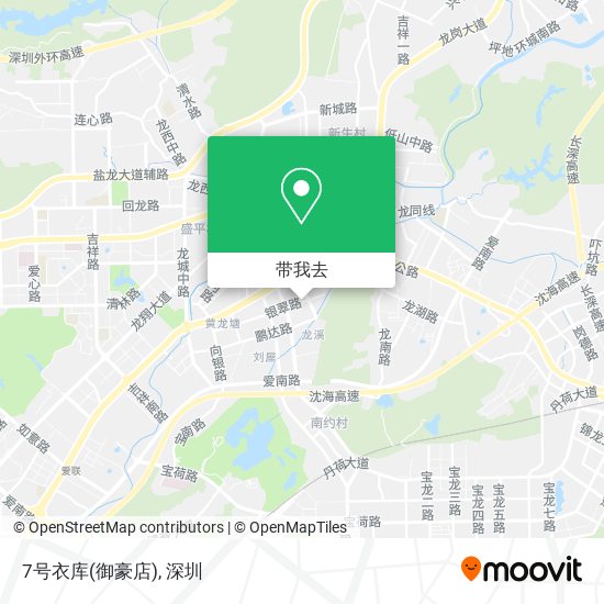 7号衣库(御豪店)地图