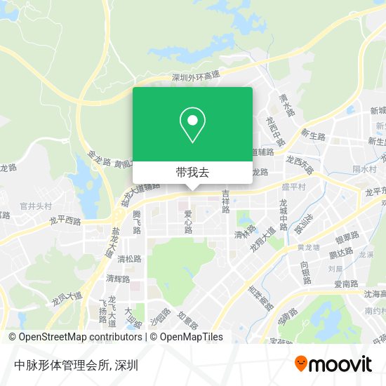 中脉形体管理会所地图