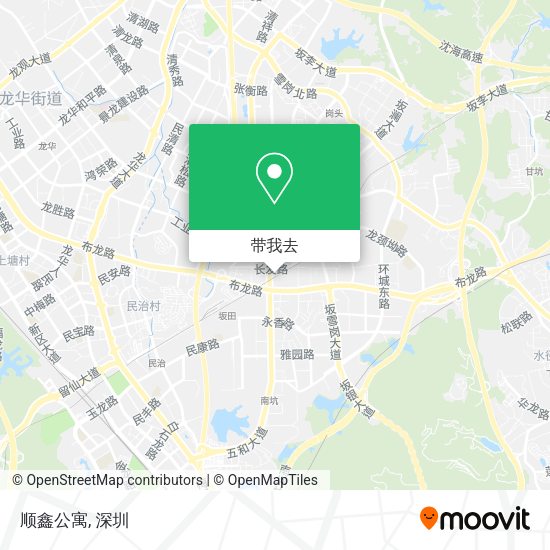 顺鑫公寓地图