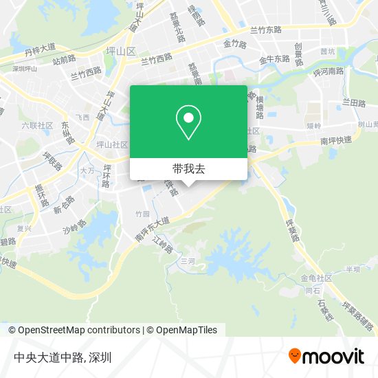 中央大道中路地图