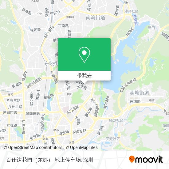 百仕达花园（东郡）-地上停车场地图