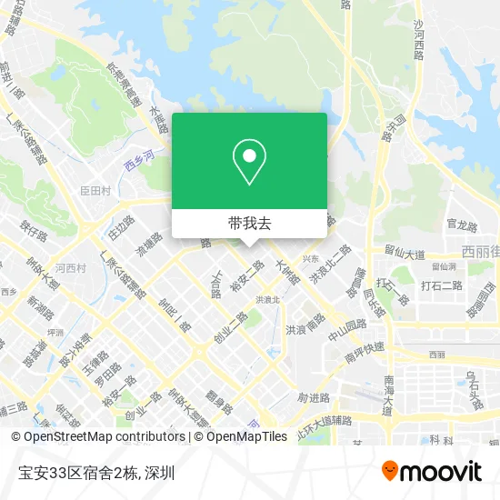 宝安33区宿舍2栋地图