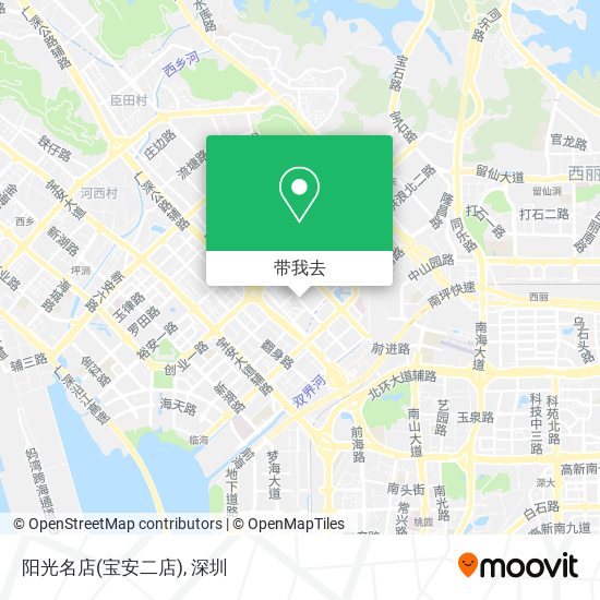 阳光名店(宝安二店)地图