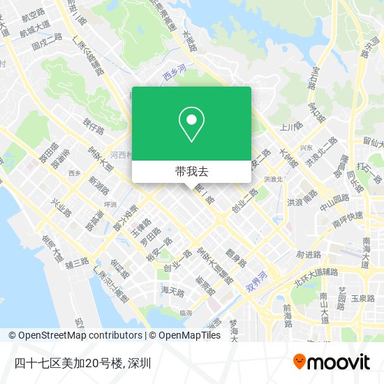 四十七区美加20号楼地图