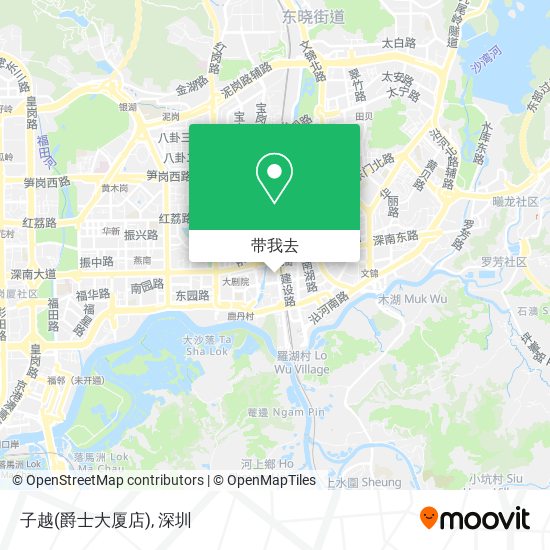 子越(爵士大厦店)地图