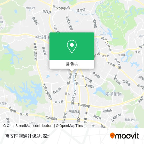 宝安区观澜社保站地图