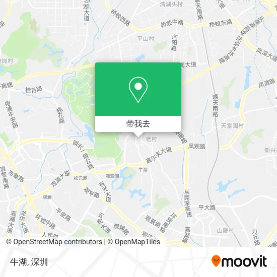 牛湖地图