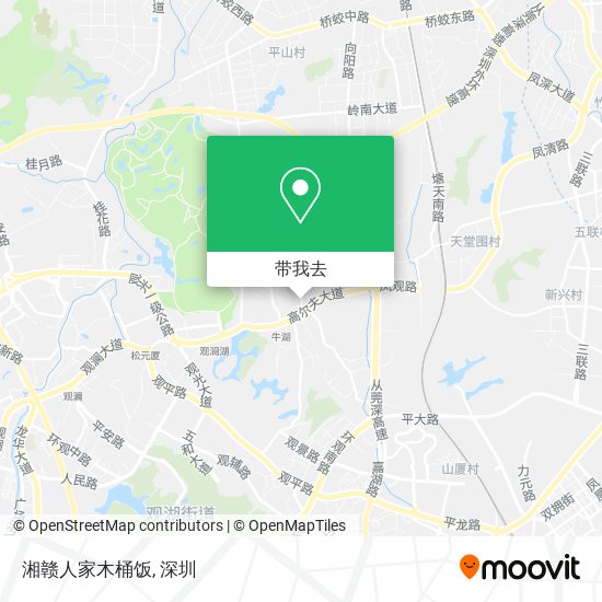湘赣人家木桶饭地图