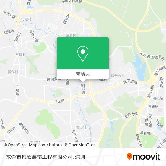 东莞市凤欣装饰工程有限公司地图