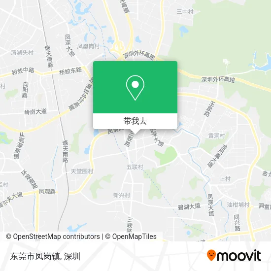 东莞市凤岗镇地图