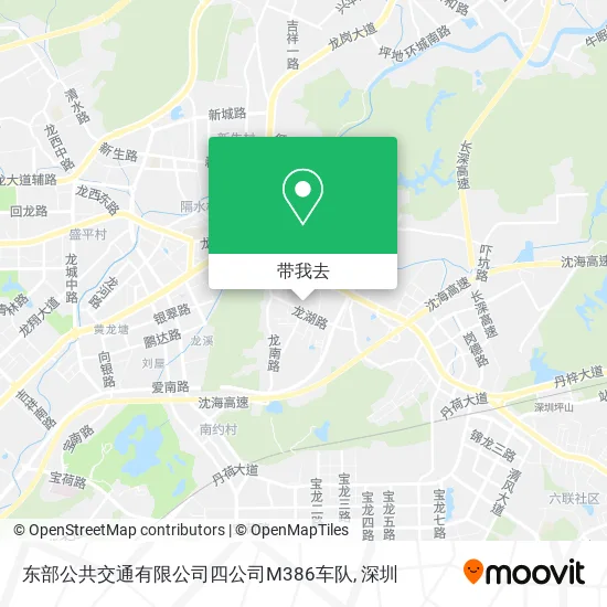 东部公共交通有限公司四公司M386车队地图